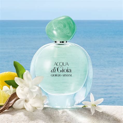 acqua di gioia bottle change|acqua di gioia perfume notes.